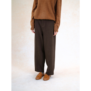 莱赛尔羊毛混纺 自然而蓝 子 裤 原创自制 今年冬no1厚实显瘦