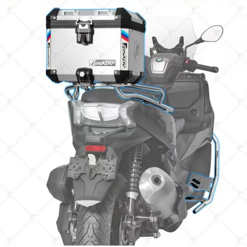 GSADV适用宝马C400GT尾箱C400X改装护杠保险杠摩托铝合金原厂配件