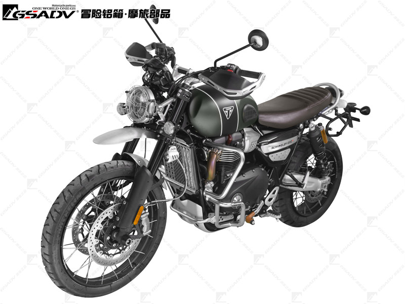 gsadv 适用于2021款 凯旋*scrambler 1200xc/xe保险杠防摔护杠