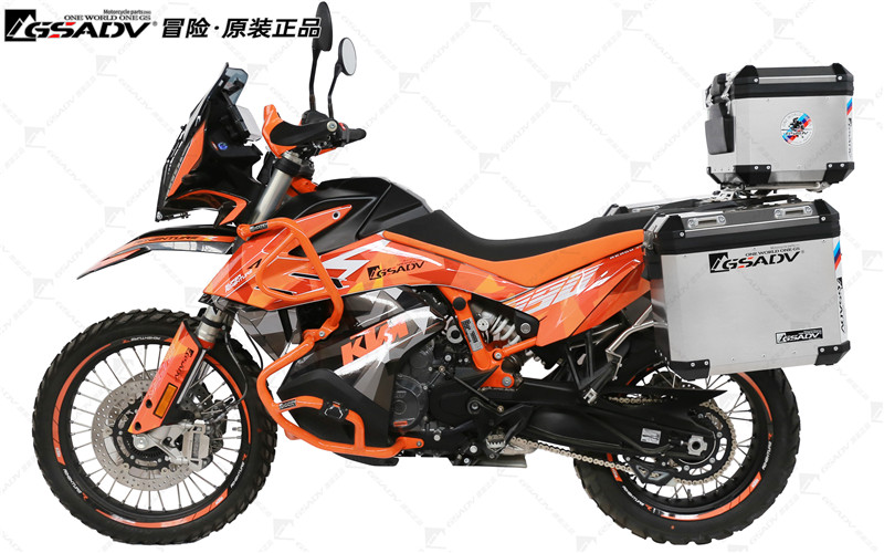 GSADV适用于KTM790ADV/R三箱边箱尾箱护杠保险杠改装件冒险保护