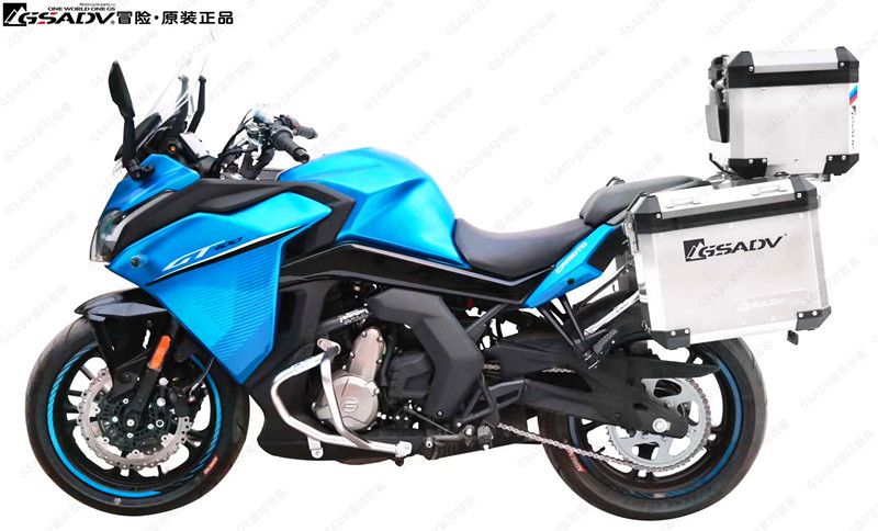 GSADV冒险春风400gt摩托车边箱改装专用护杠保险杠尾箱三箱铝合金