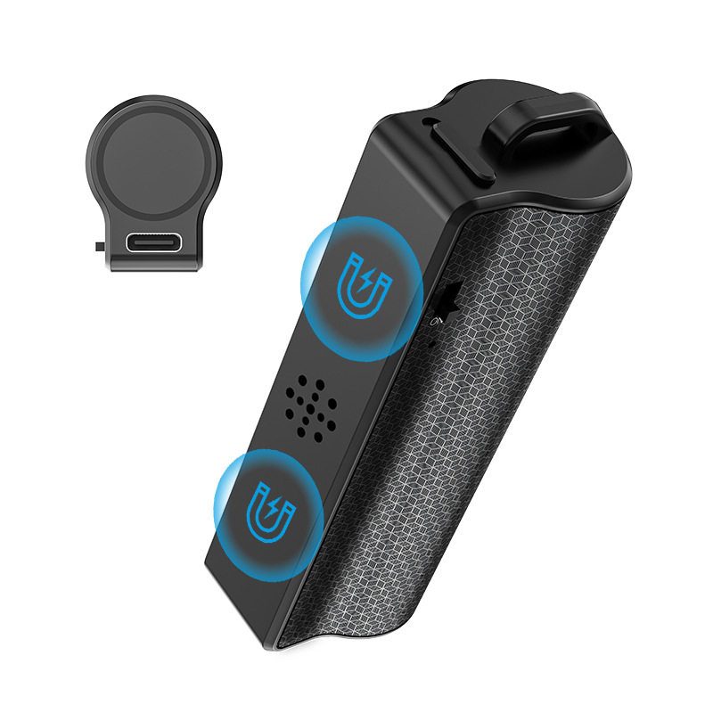 跨境Q70录音笔高清降噪语音转文字超长待机磁吸mp3播放声控录音