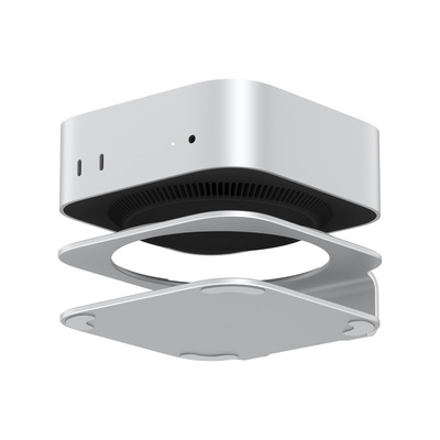 适用Mac mini M4/M4 Pro支架底座Mac mini迷你桌面支架金属散热