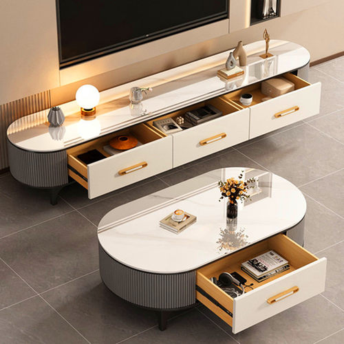 多尺寸#大小户型茶几电视柜组合