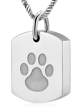 欧美钛钢不掉色防过敏骨灰盒吊坠