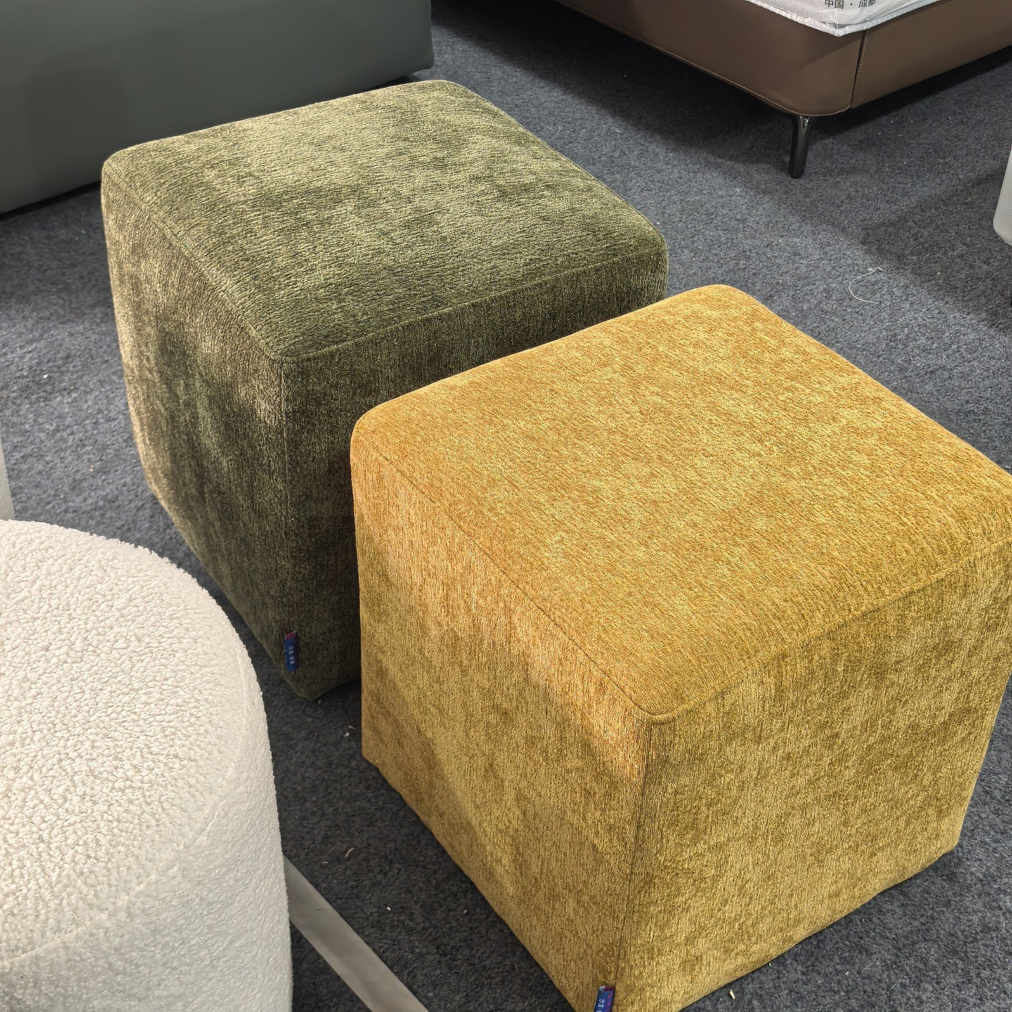 北欧轻奢创意方凳客厅沙发凳