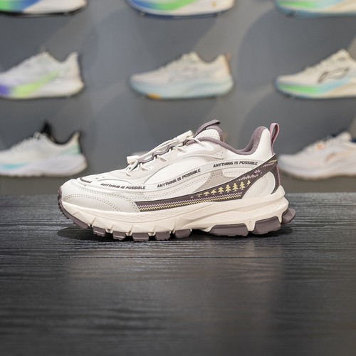 李宁2025冬季新款男女大童启悦2加绒保暖减震回弹童休闲鞋YKCV160