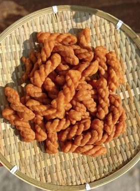 江西特产婺源小麻花咸香酥脆手工馓子追剧休闲零食小吃散装棉线搞