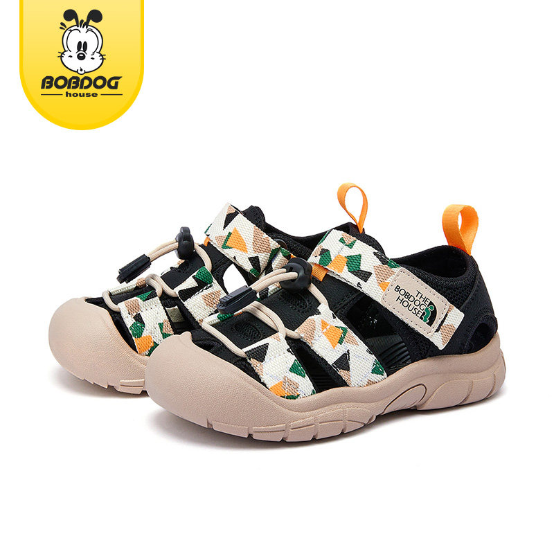 巴布豆童鞋男童包头凉鞋2026夏季新款儿童沙滩鞋涉水溯溪凉鞋女童