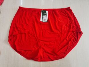 三角女士内裤 头莫代尔棉82707 女中腰高腰胖mm190斤中年妈妈棉裤