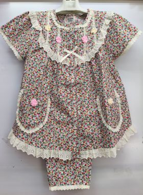 台湾品牌欣琦丝新款短袖长裤睡衣11431