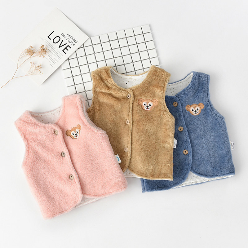 婴儿马甲可爱抖音同款秋冬双胞胎宝宝男女外出衣服背心九个月春装|ruв категории Детская одежда, жилет - от Buy2taobao.com для оказания профессиональной услуги покупки агента Taobao
