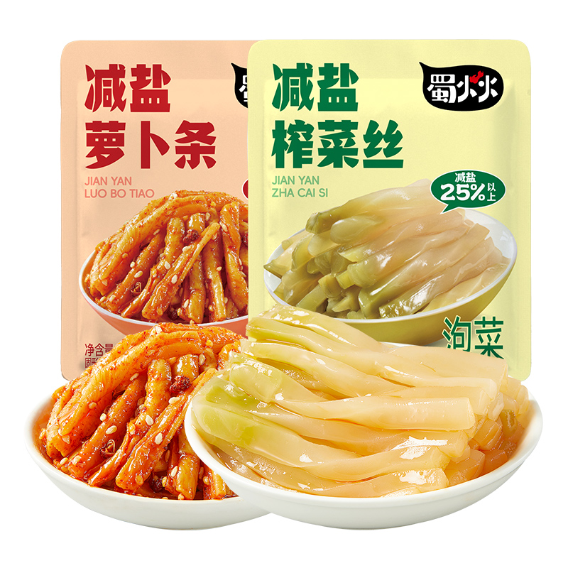 吉香居蜀火火减盐榨菜丝萝卜条