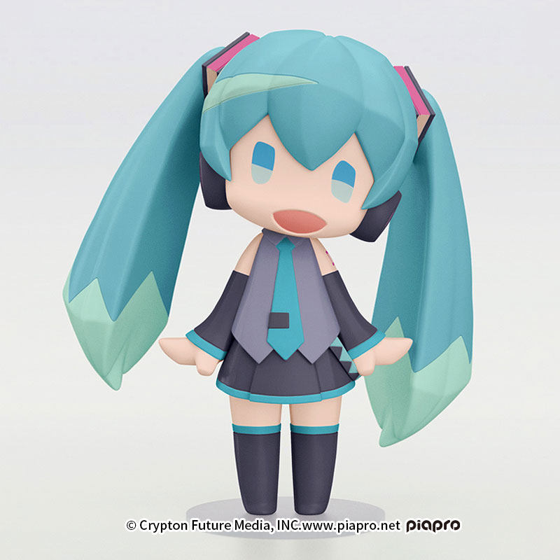 初音未来官方正版联名Q版歪头手办动漫周边V家miku像素化可动摆件