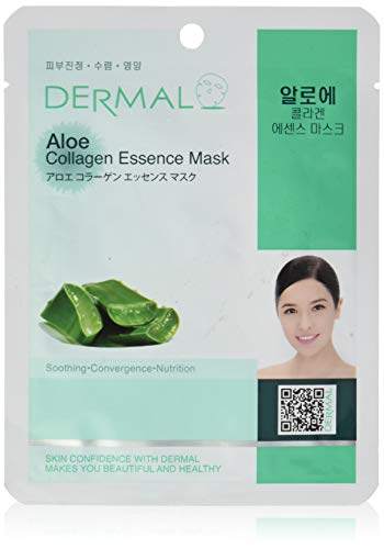 DERMAL Aloe Collagen Essence Facial Mask Sheet 23g Pack of 1in the Home Fabric , Sew DIY Material,Tools and finished products , Other Sewing DIY Tool  category - from Buy2taobao.com to provide professional Taobao agent buy service