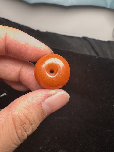 纯天然蜜蜡桶珠 俄料高品质 尺寸20*17mm 重量4.5克 保真