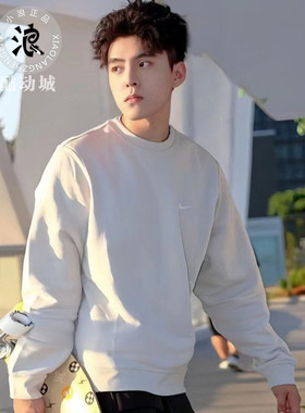 Nike耐克 男女冬季加绒小Logo套头衫卫衣 916609 BV2663  623459