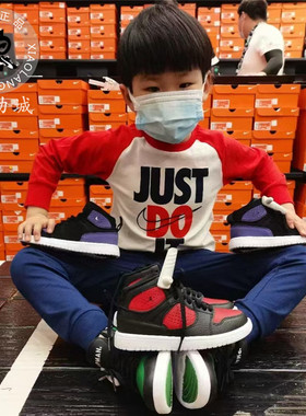 Nike/耐克春秋新款小童休闲运动长袖薄款套装 DQ3896-492