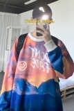 新款秋冬新款圆领卫衣T恤港风大码韩版外套XZ1415-2#W5533#，男装卫衣，星座301D-4(原星座1004-4）