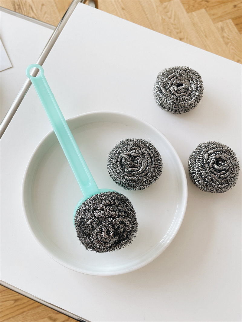 钢丝球带手柄的钢丝球组和5件套