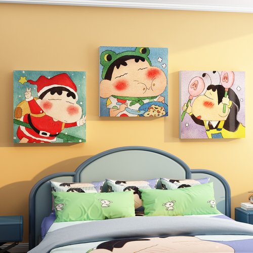 立体画墙贴蜡笔小新墙贴