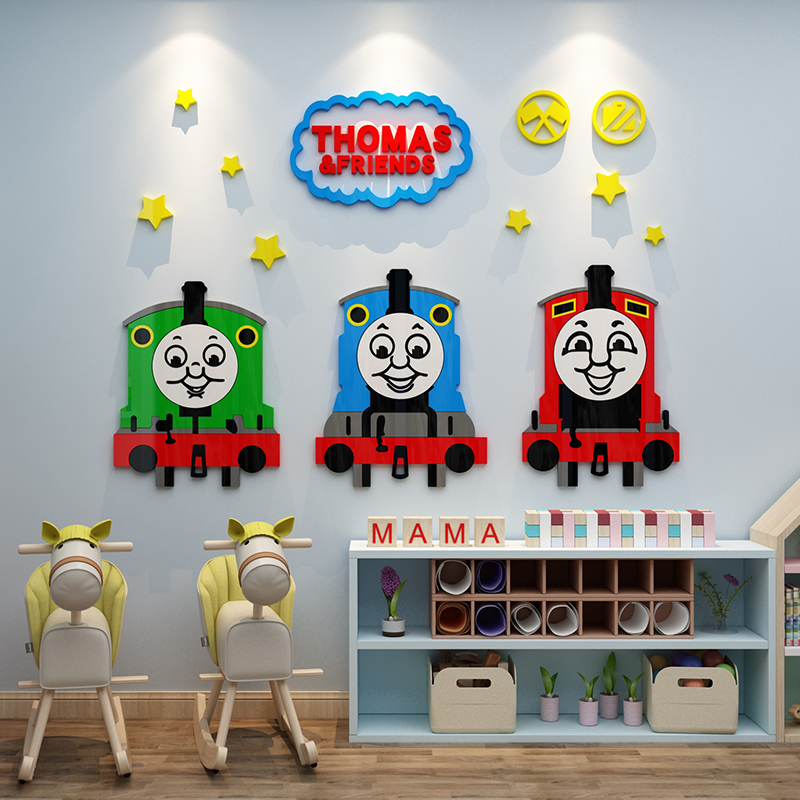 3d立体卧室床头房间布置墙面贴纸