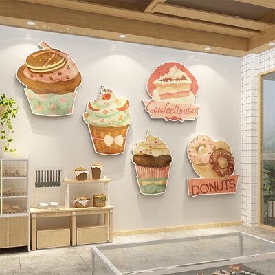 蛋糕面包店墙面装饰品摆件