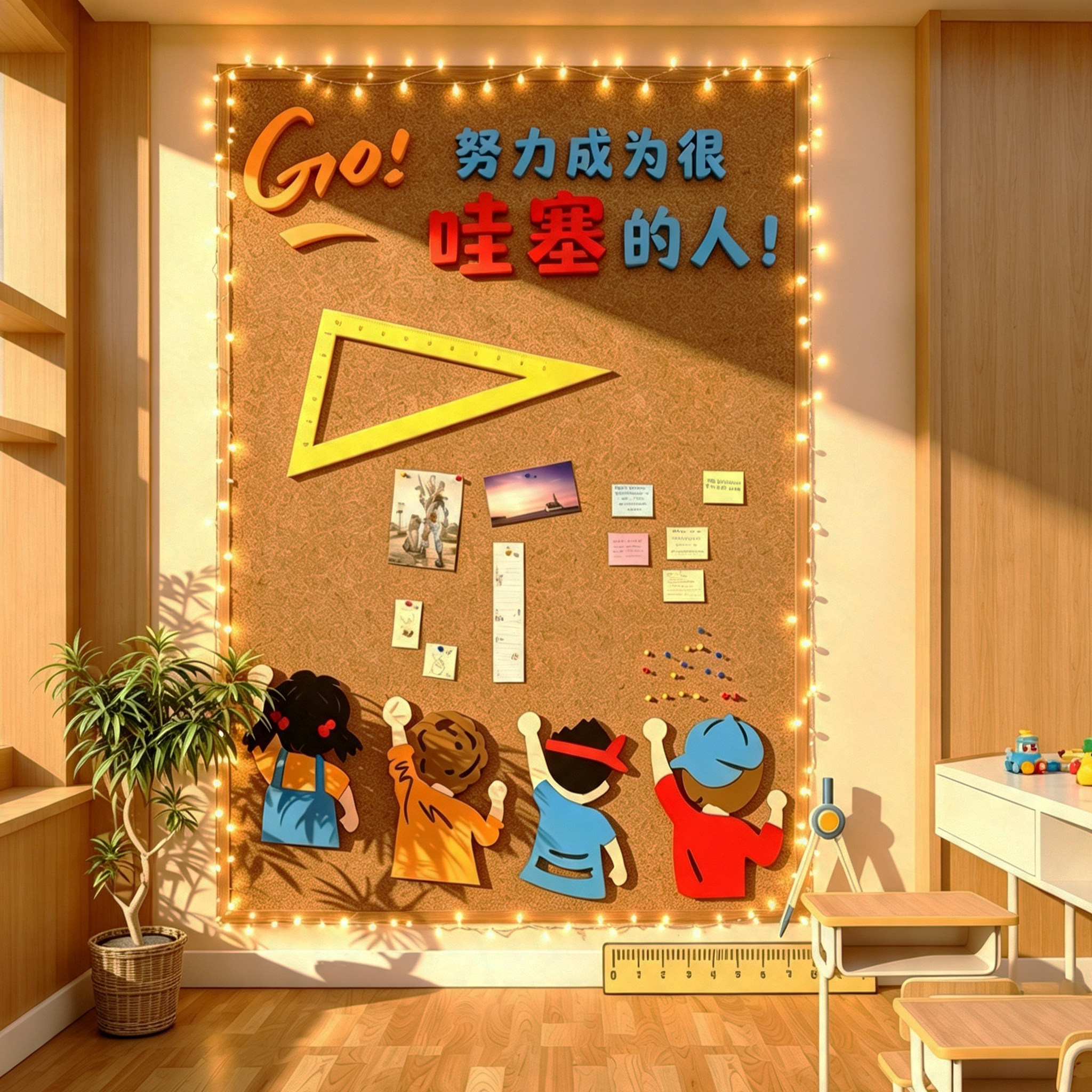 办公室进门形象励志标语墙贴