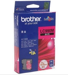 原装正吕 兄弟LC990M 红色墨盒 MFC-290C MFC-250C 490CW 6490CW