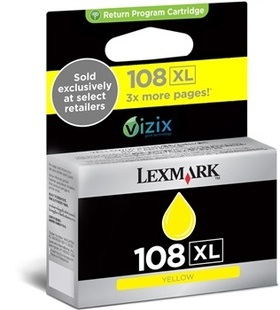 lexmark利盟108号高容墨盒 黄色308 S408 S409 P208 LM108XLY