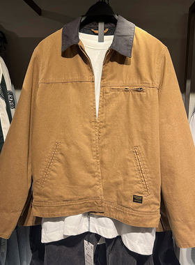 秋冬季新品男装美拉德纹理夹克ZA1538452 707男士夹棉工装外套