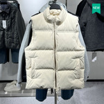 柜399！秋冬男装立领绗缝直筒厚款马甲无袖棉服背心0029440 707