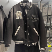 柜799 800 拼接补丁飞行员夹克夹棉棉服6318411 秋冬新品 男装