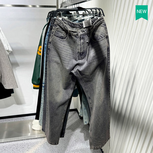 多色选宽松水洗美式 男装 休闲裤 牛仔裤 4048400 柜329 长裤 秋冬新品