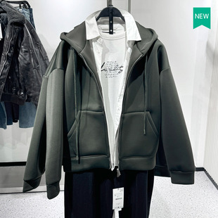 秋季 休闲宽松太空棉连帽卫衣外套1437360 新款 美式 529 男装 柜549