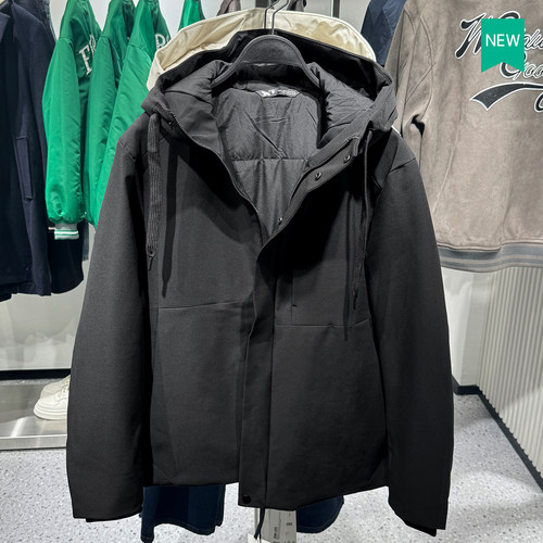 西班牙单秋冬连帽夹棉直筒夹克