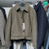柜799 fit夹克翻领外套7380180 羊毛呢混纺boxy 秋冬新款 男装