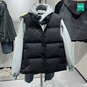 棉服背心棉马甲0029440 柜399 800 修身 直筒立领无袖 秋冬新品 男装