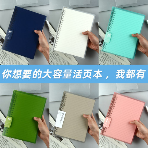 苏铁时光B5外壳耐用中学生活页本