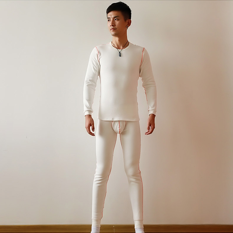 5色 男士保暖内衣套装 加厚加绒家居服秋冬季防寒 显瘦不倒绒