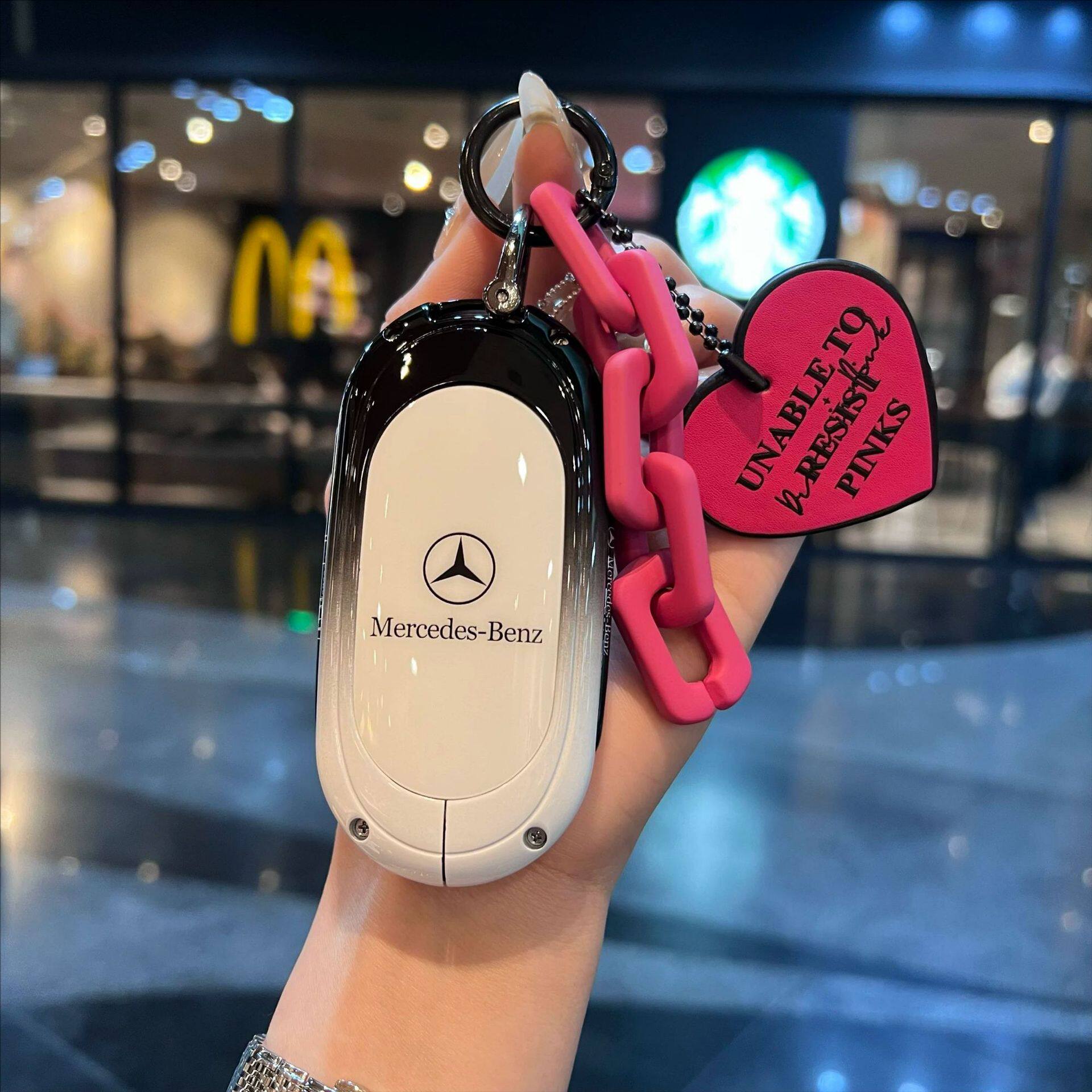 适用奔驰GLC260L钥匙套EQE新C级S/E级E300壳GLE扣GAL200汽车包GLS