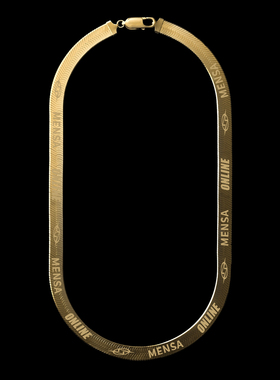 欧美潮牌ins嘻哈说唱街头项链男女字母毛衣链个性网红蛇骨链饰品