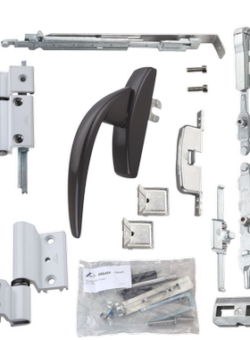 断桥铝内开内倒五金配件ROTO上悬T300执手内开平开窗改上悬窗诺托