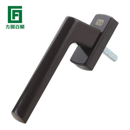 断桥铝平开门窗执手方轴方杆配件锁拉手门把手塑钢窗户老式传动