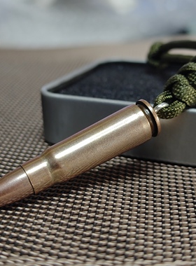 AK子弹项链弹头弹壳工艺品个性男吊坠配伞绳