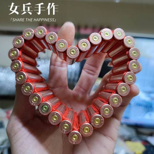 子弹壳工艺品 手工编织 创意礼品 军恋饰品