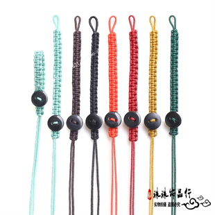 diy72号玉线手工编织平结金刚结钥匙扣指环圈项链挂件绳圈吊坠绳