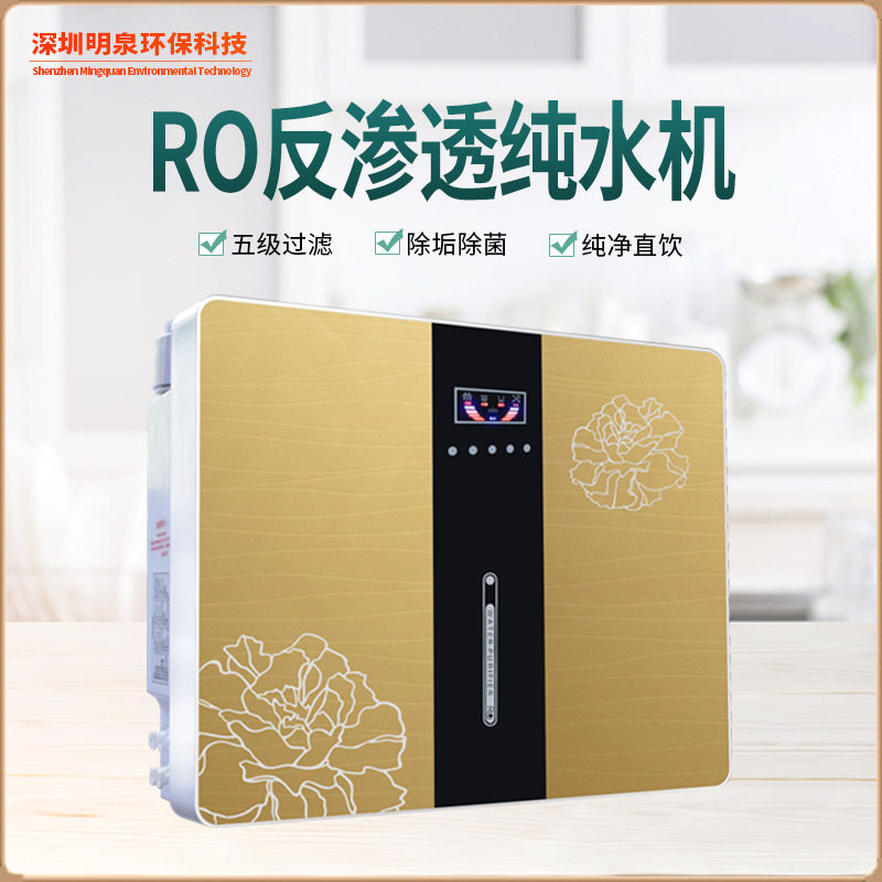 六代净水器家用 RO反渗透箱式纯水机 厨房净水机苹果系列