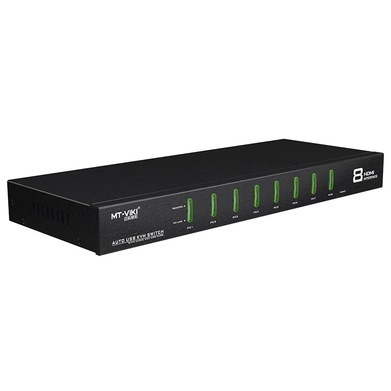 迈拓维矩hdmi kvm切换器8口usb自动显示器共享多电脑切换器8进1出