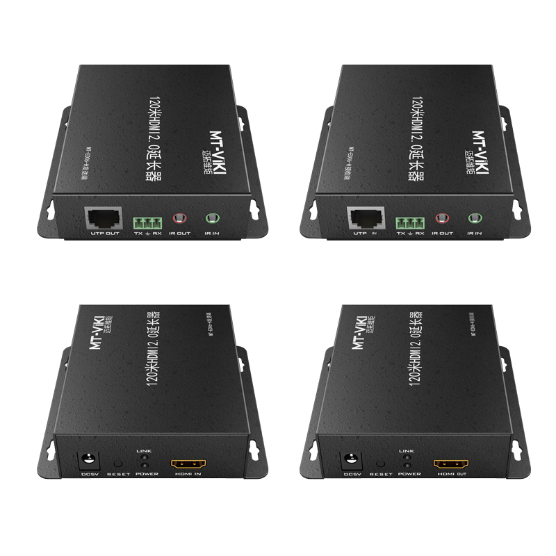 迈拓维矩MT-ED06-H 2.0版HDMI延长器120米长网传驱动信号传输放大器4K60Hz无压缩hdmi网传hdmi网线收发器